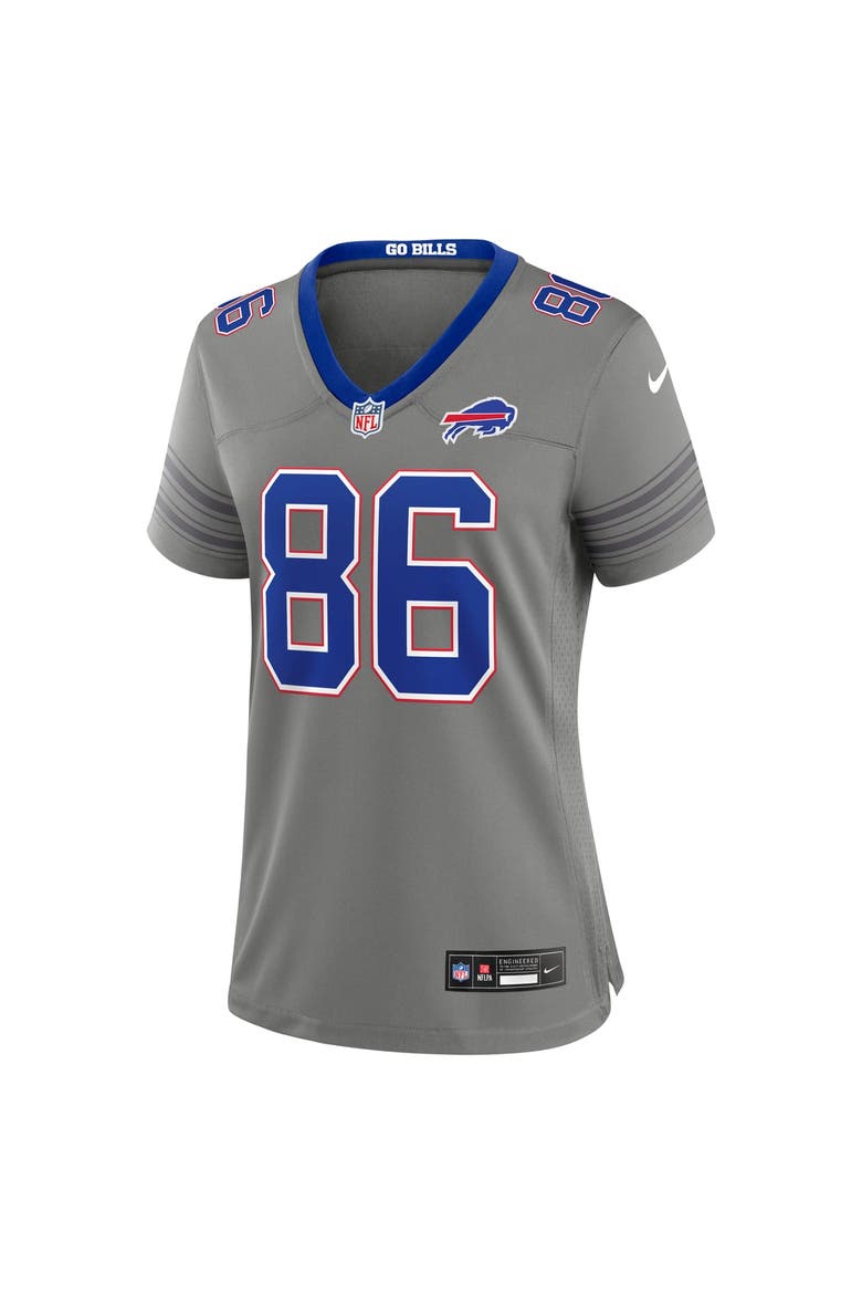 Women's Nike Dalton Kincaid Gray Buffalo Bills Nickel City Game Jersey, Alternate, color, Gray
