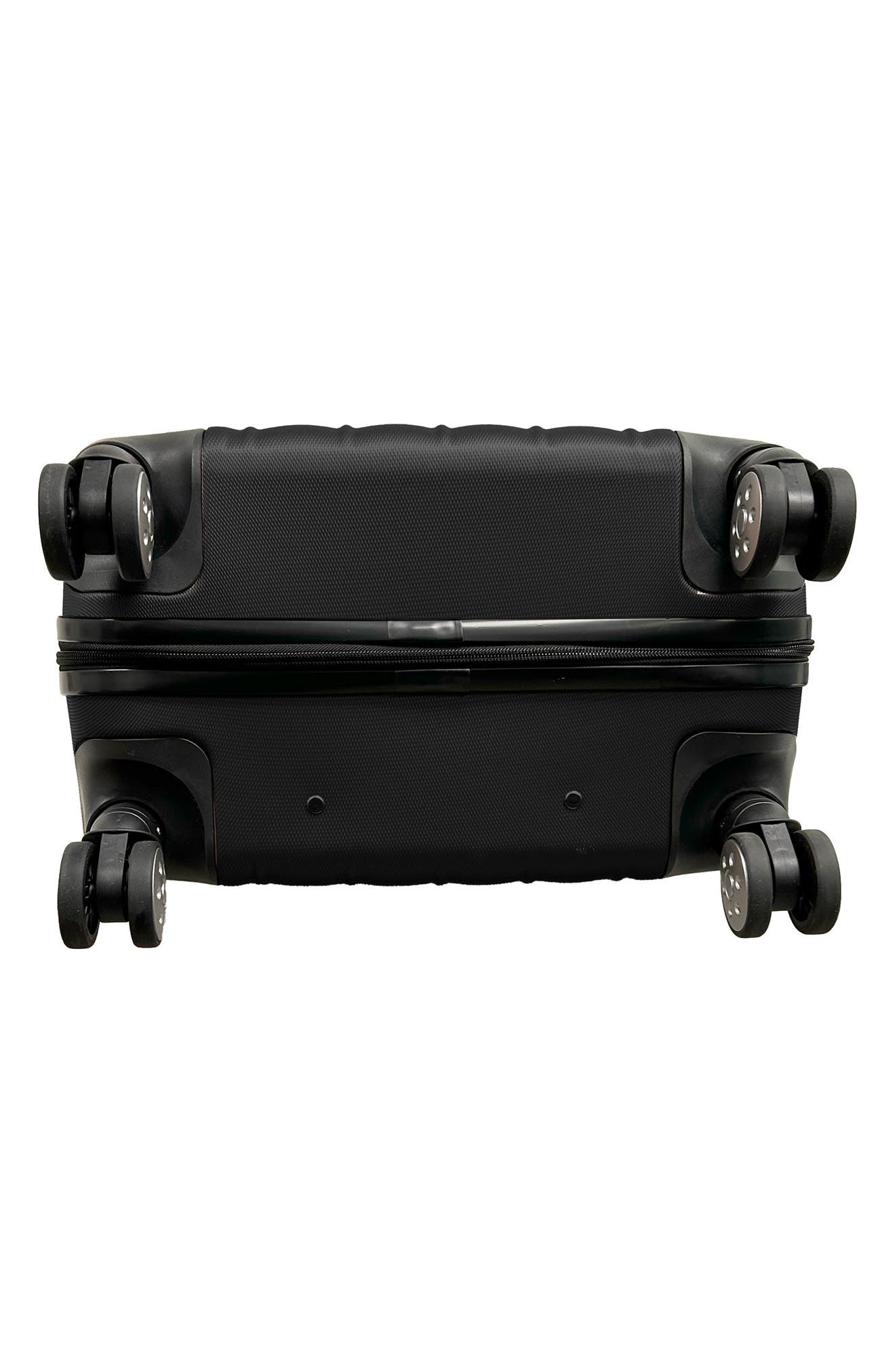 TUCCI Baratro Hardshell 3-Piece Spinner Luggage Set, Alternate, color, Black