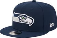 New Era Men's New Era Navy Seattle Seahawks 9FIFTY Snapback Hat