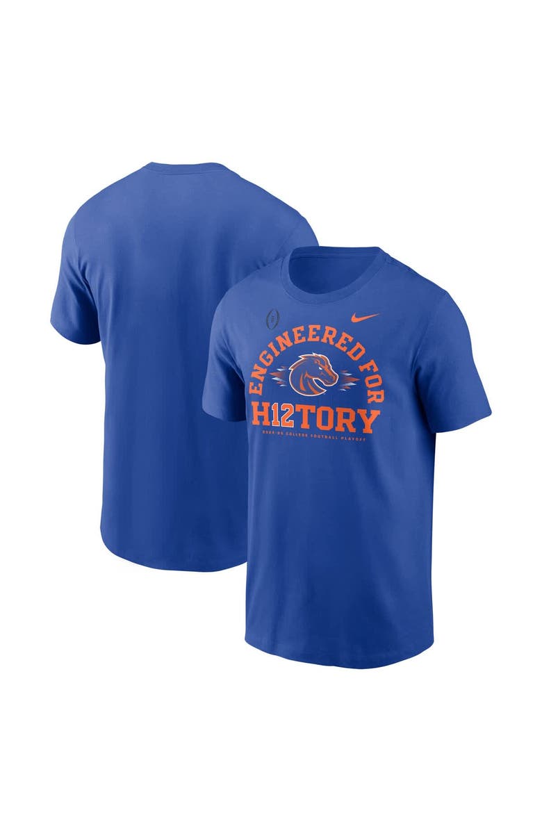 Nike Men's Nike Royal Boise State Broncos 2024 College Football Playoff Engineered for History T-Shirt, Alternate, color, 
