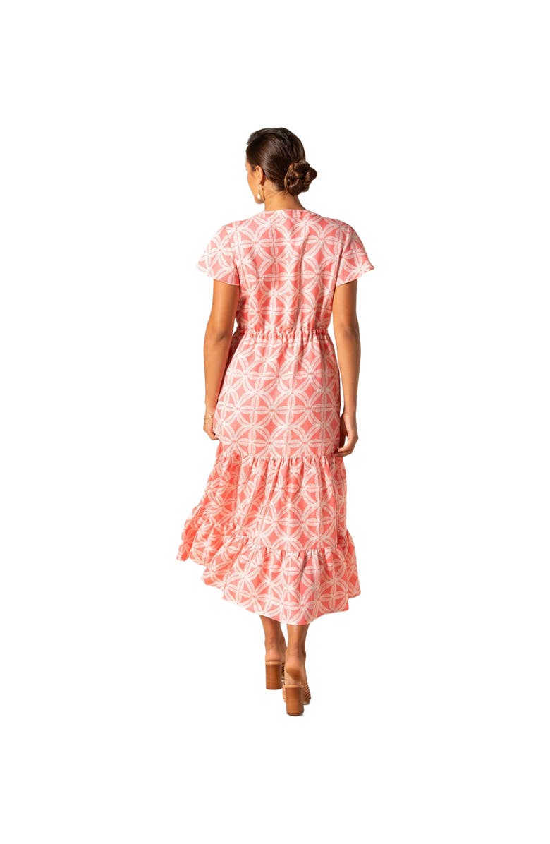 Tori Richard Breeze Block Lavinia Dress, Alternate, color, 