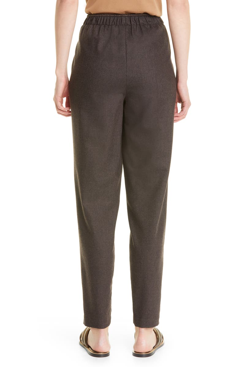 Lafayette 148 New York Side Stripe Stretch Wool Blend Pants, Alternate, color,