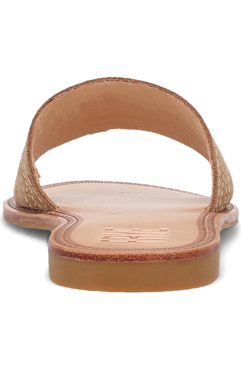 Frye Ava Slide Sandal, Alternate, color, Almond