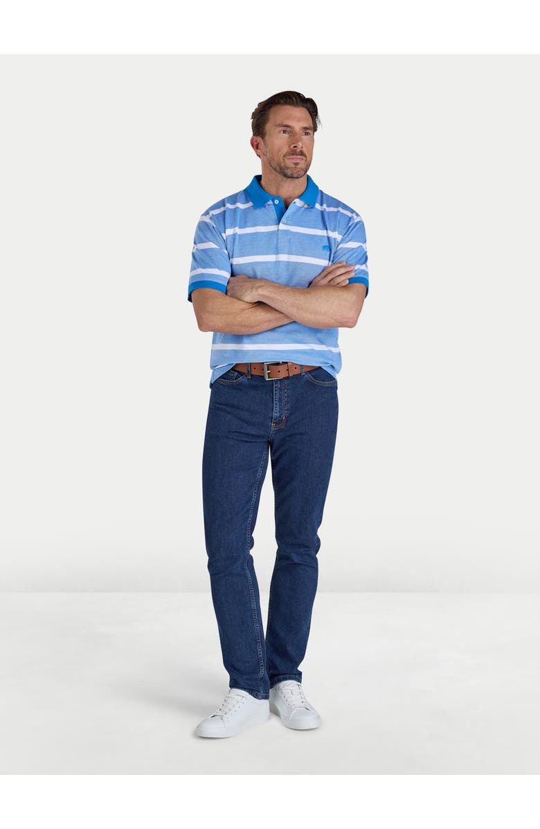 Raging Bull Birdseye Stripe Polo Shirt, Alternate, color, Electric Blue
