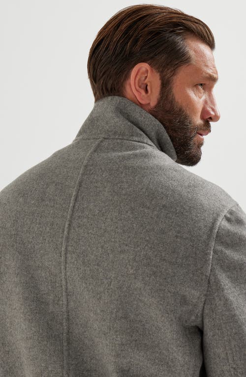 Brunello Cucinelli Check-pattern Zip-up Bomber Jacket In Gray