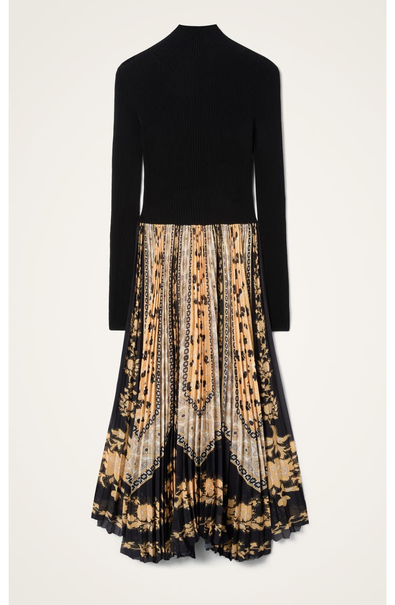 La DoubleJ Moondance Knit Dress, Alternate, color, Bicolor Black/Gold