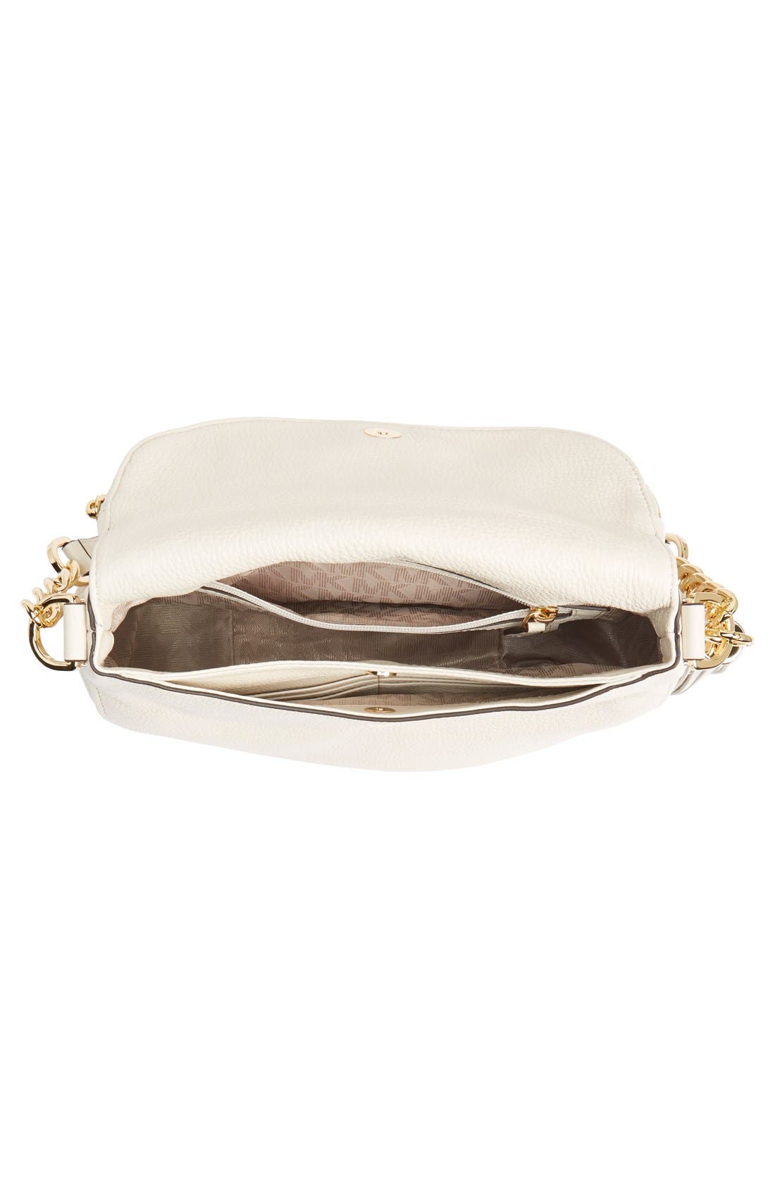 'Bedford Tassel - Medium' Convertible Leather Shoulder Bag (Nordstrom Exclusive), Alternate, color, ECRU