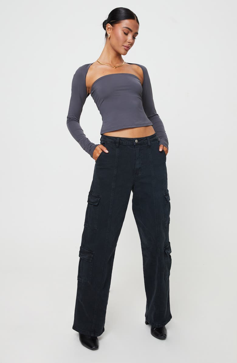 Princess Polly Moran Crop Tube Top & Bolero Set, Alternate, color,