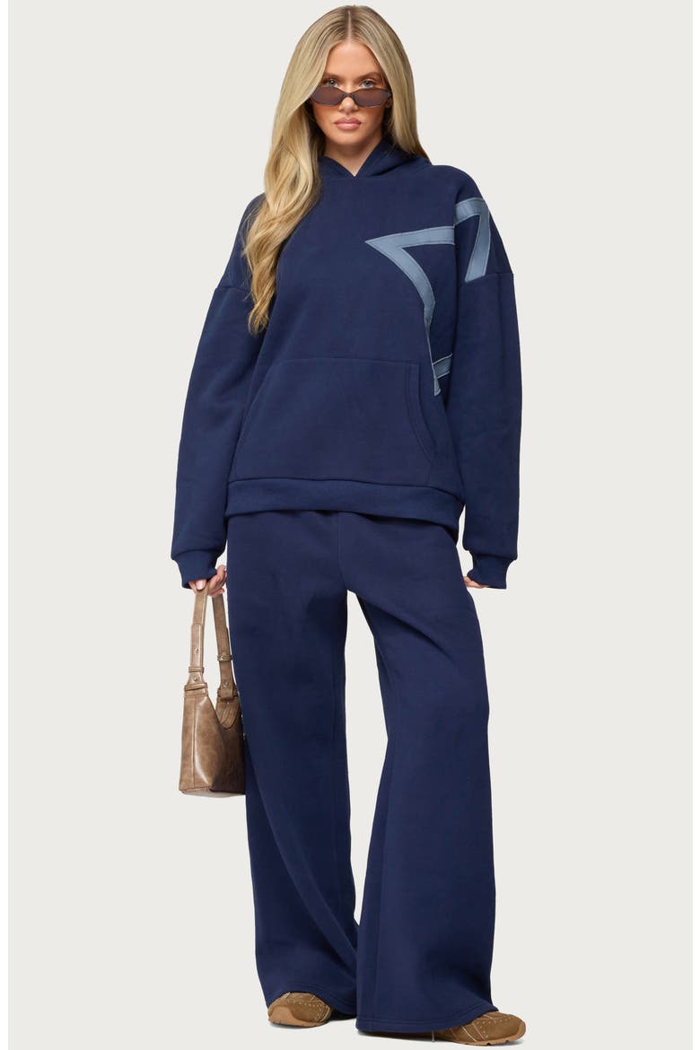 Starly Straight Leg Sweatpants, Alternate, color, NAVY