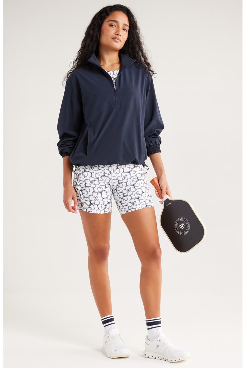 Club Half Zip Pullover, Alternate, color, NAVY SAPPHIRE