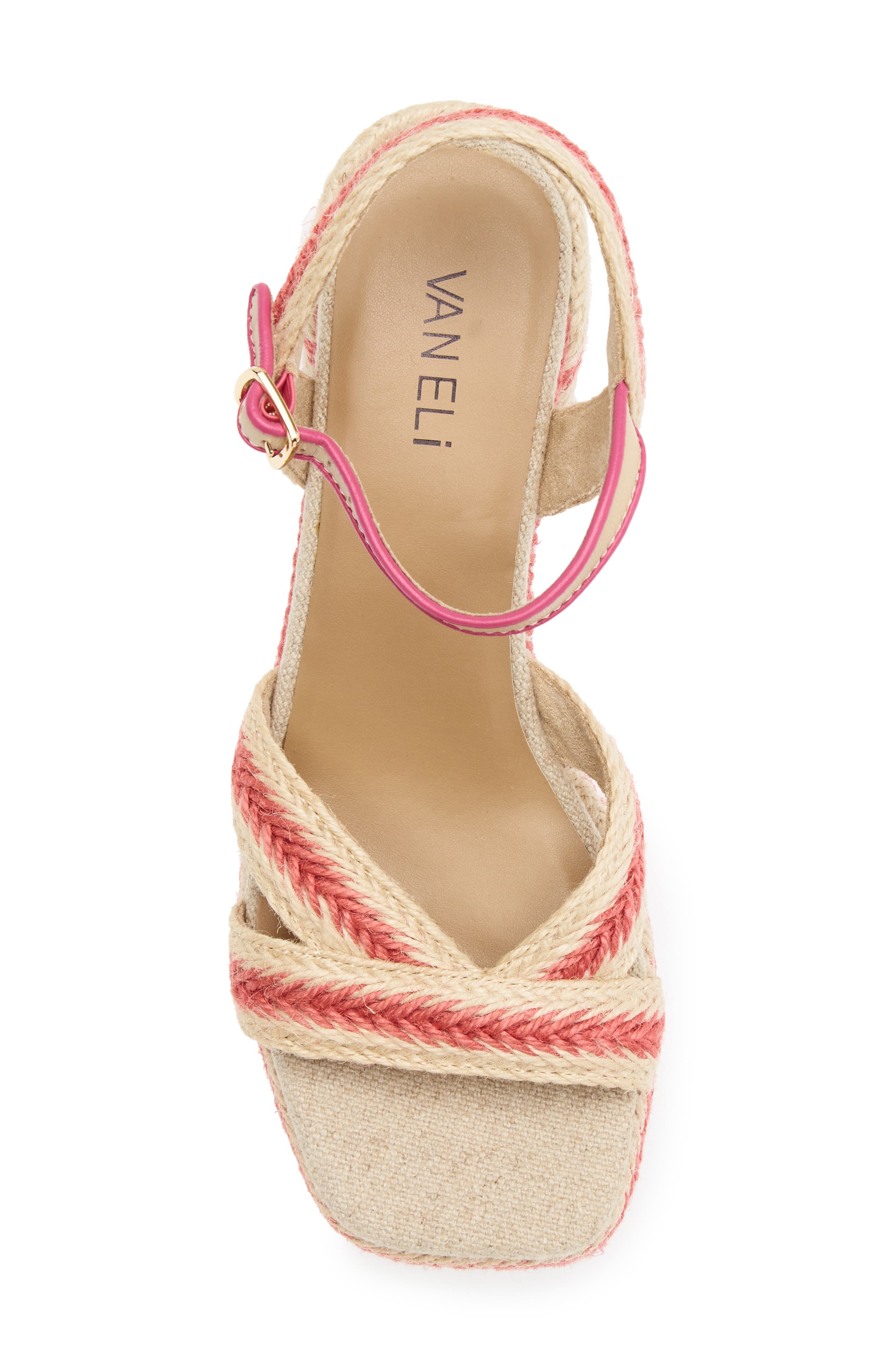 Mahira Espadrille Sandal, Alternate, color, NATURAL/FUSHIA