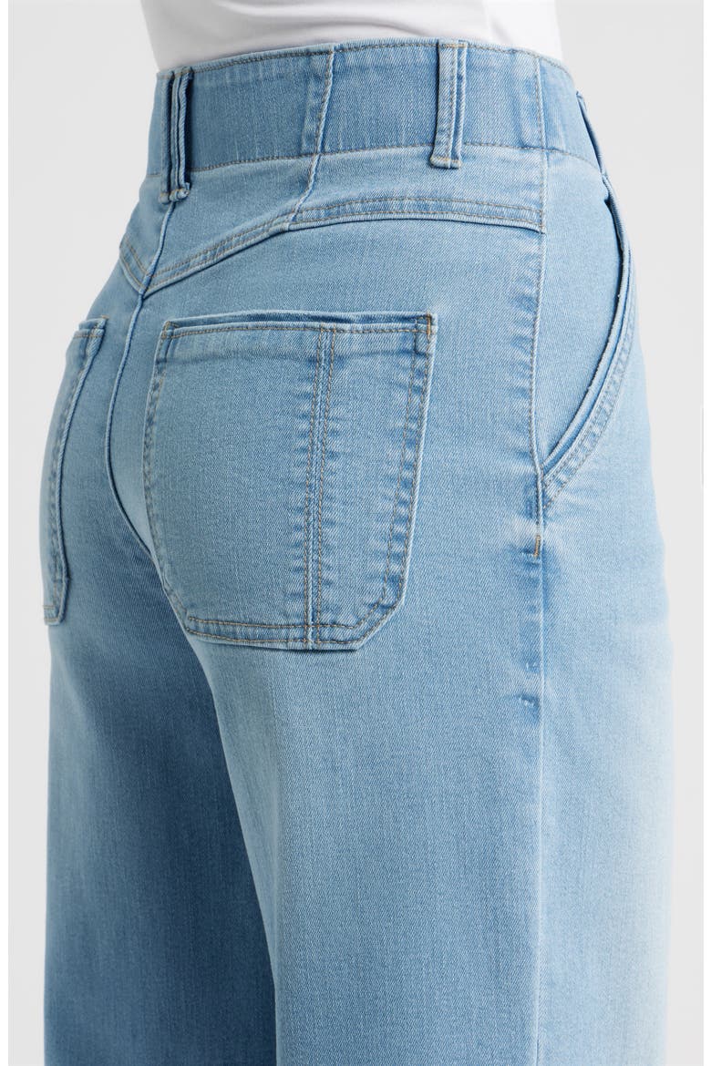 Emma Skyrise Seamed Wide Leg Jeans, Alternate, color, POWDER BLUE ARTISANAL
