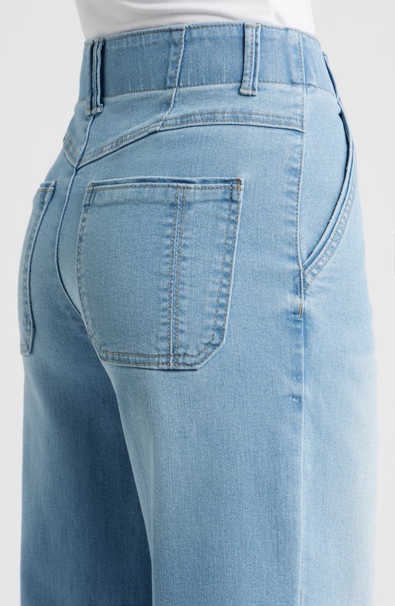 Wit & Wisdom Emma Skyrise Seamed Wide Leg Jeans, Alternate, color, Powder Blue Artisanal