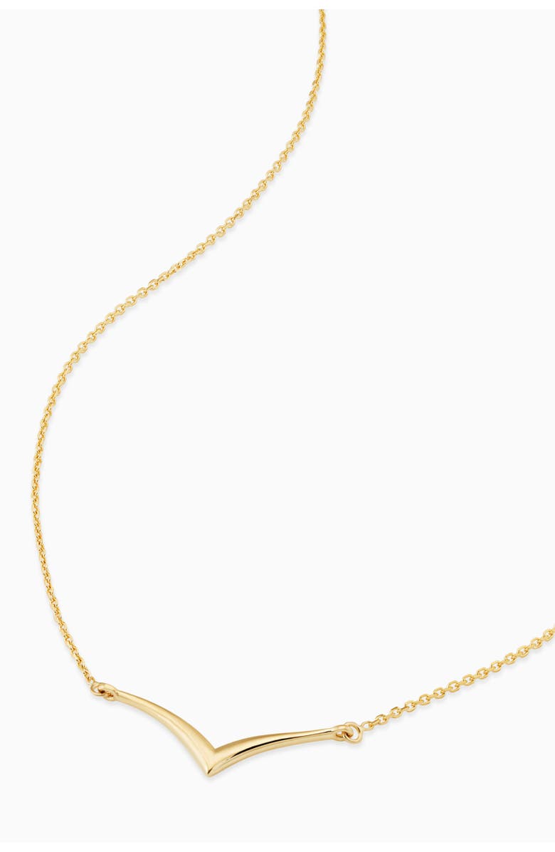 Oradina 14K Yellow Gold Fly High Pendant Necklace, Alternate, color, Yellow Gold