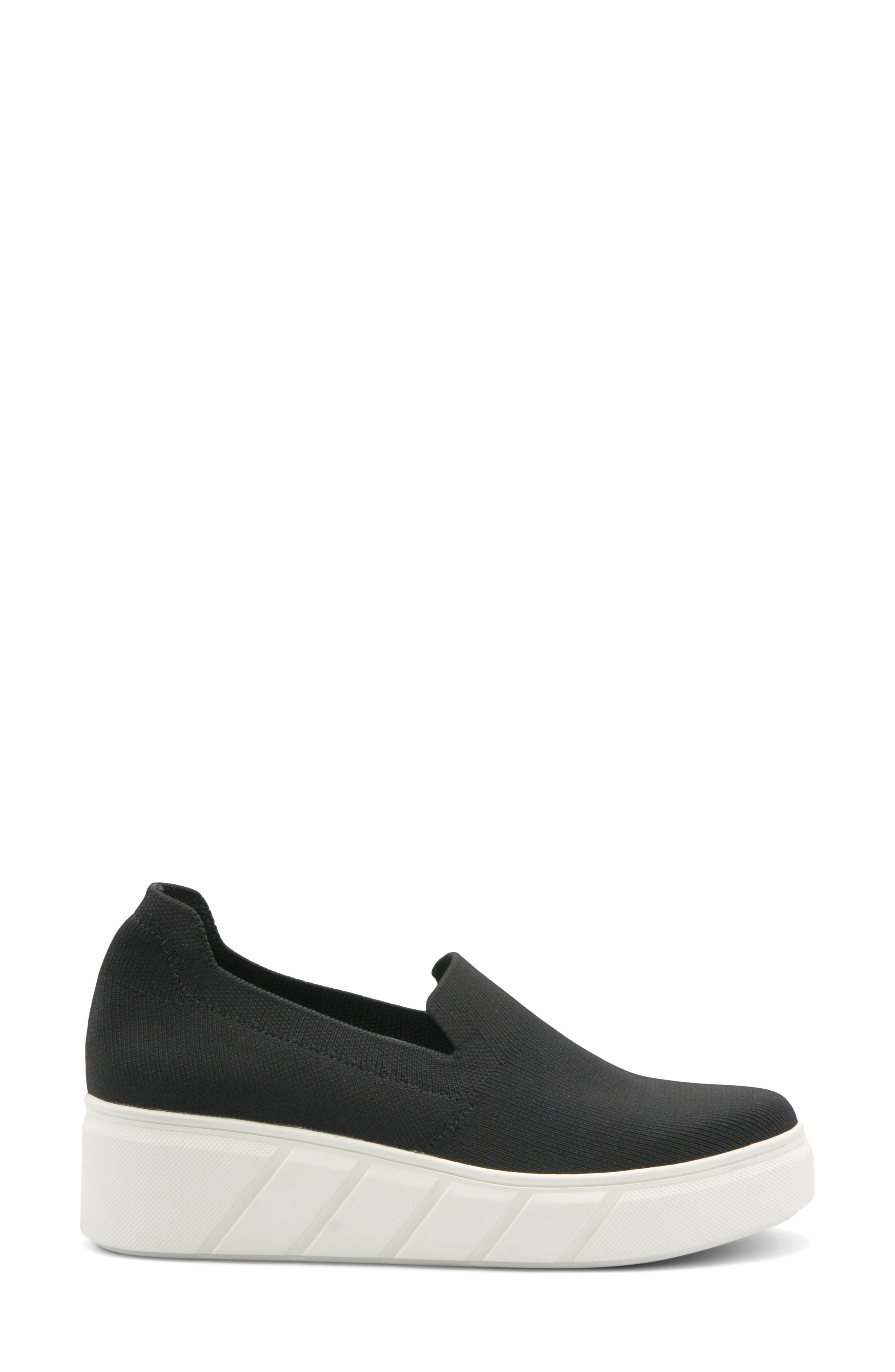 Rhody Platform Wedge Sneaker, Alternate, color, BLACK