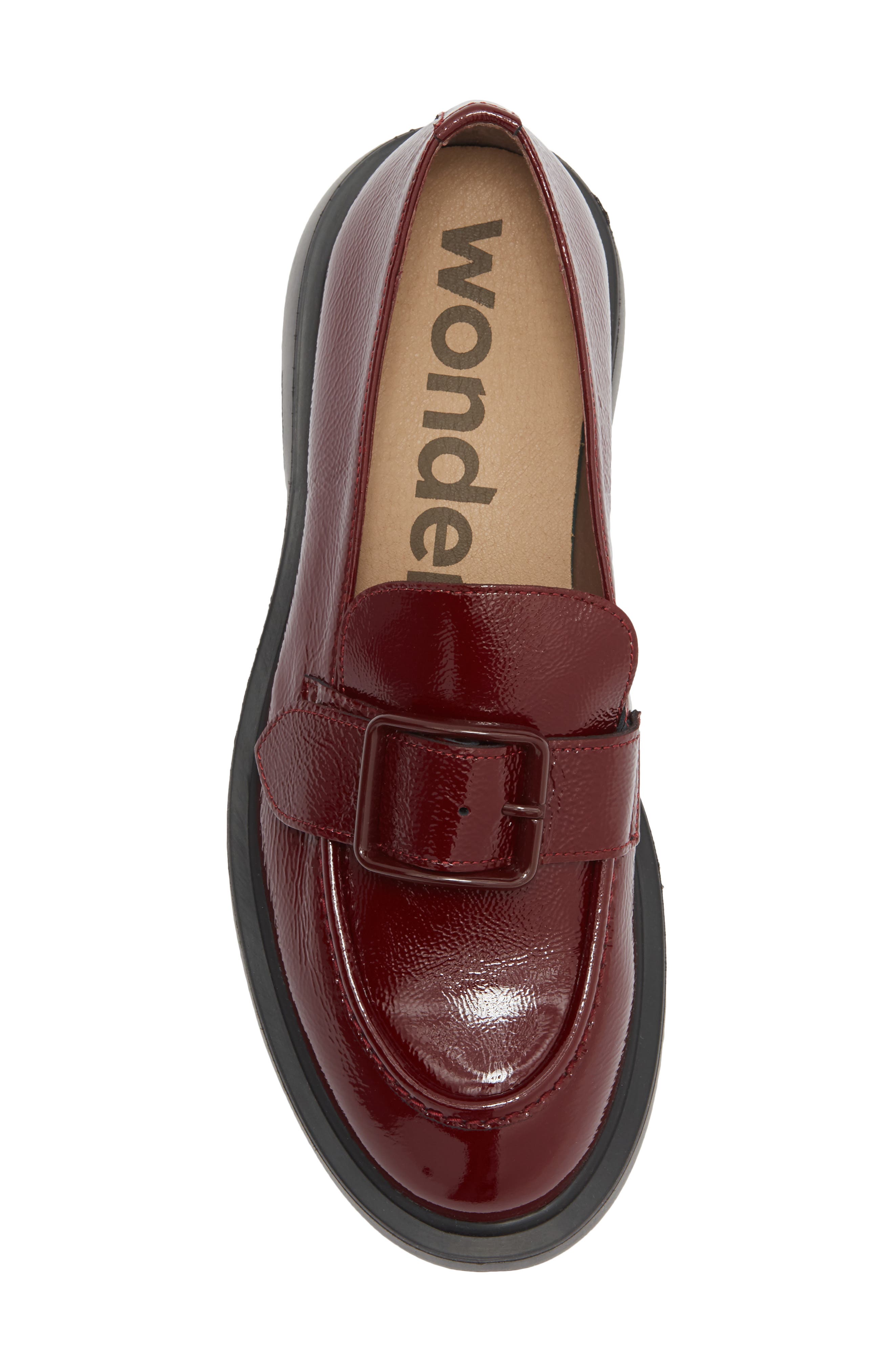 Patent Leather Loafer, Alternate, color, LACK VINO