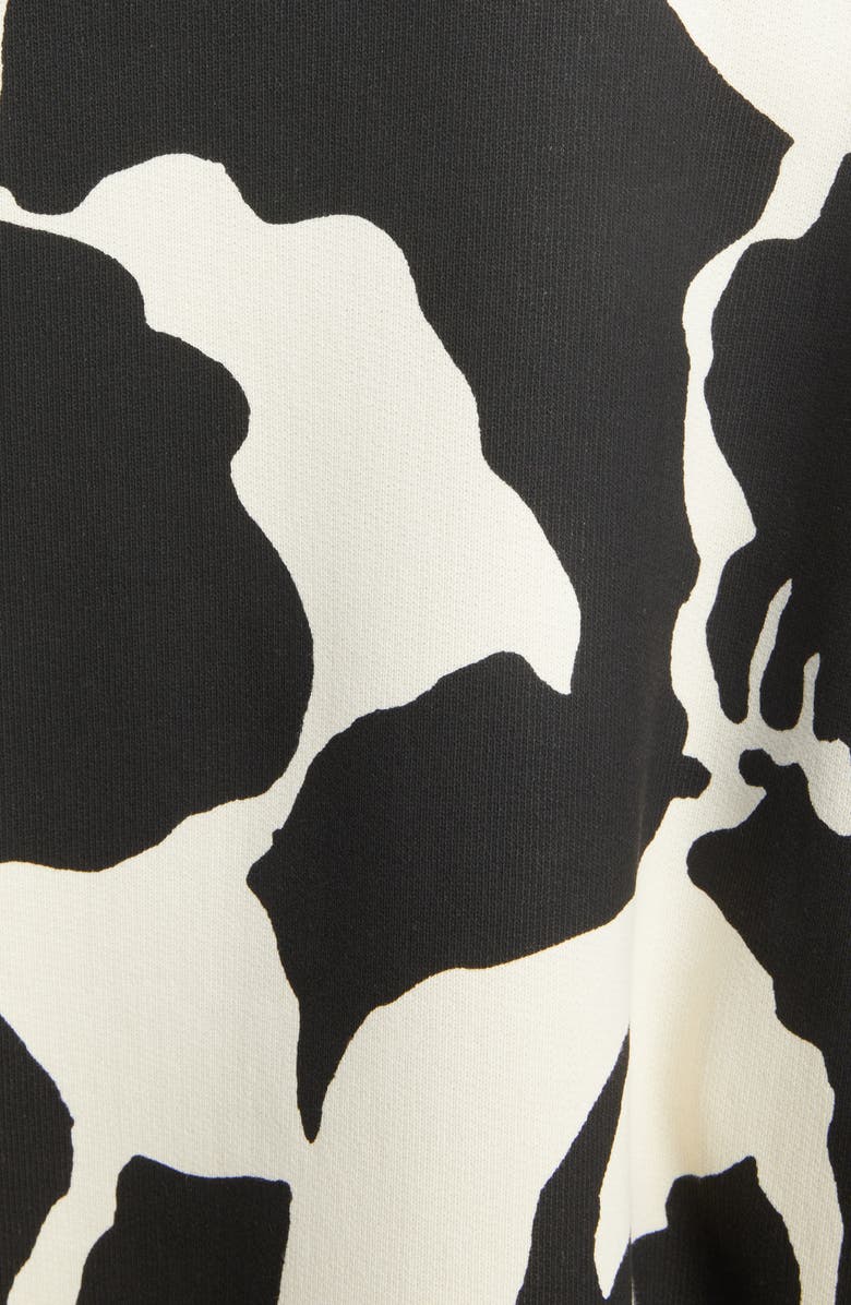 Dries Van Noten Haxell Floral Print Cotton Hoodie, Alternate, color, 