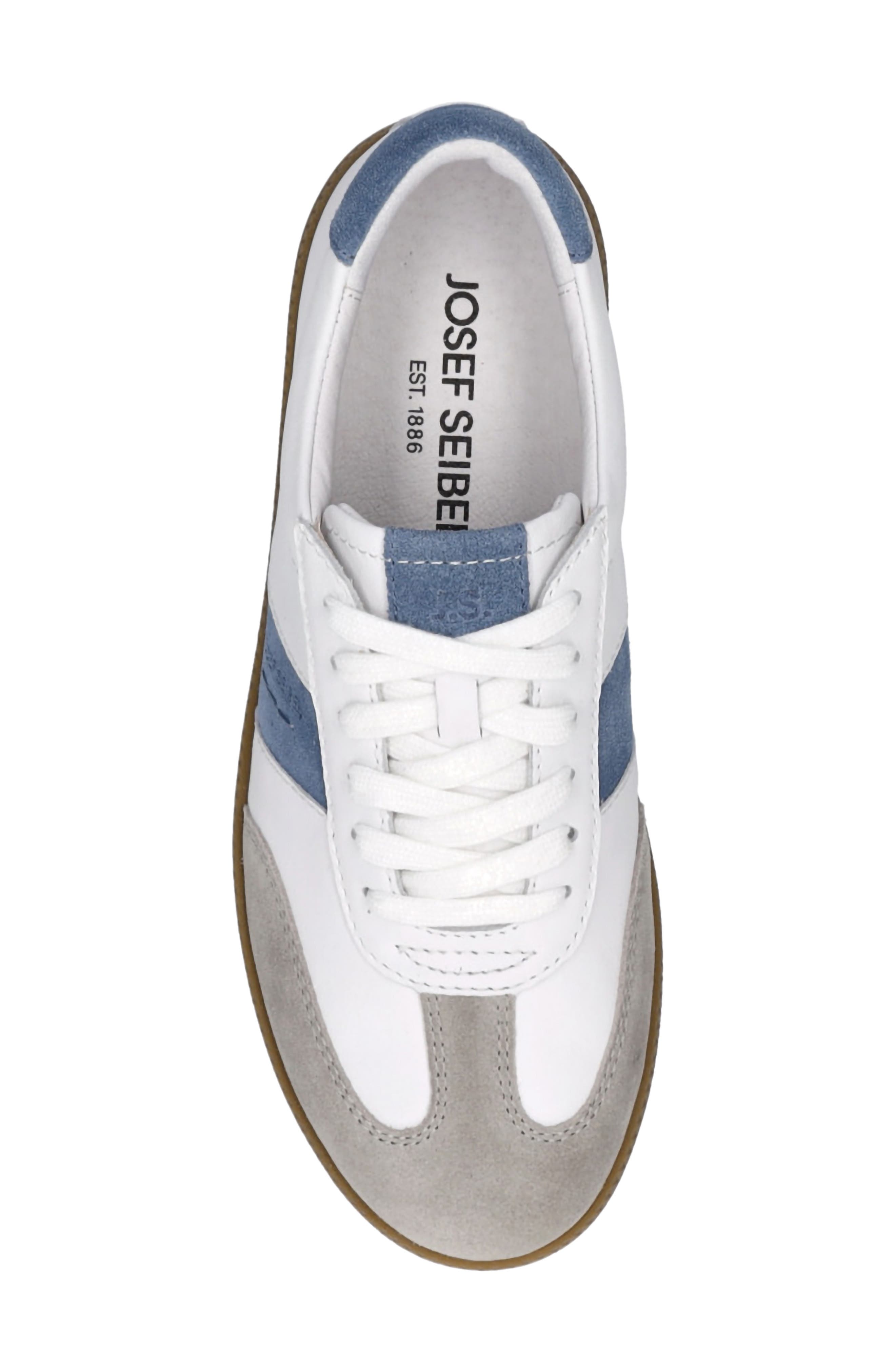 Joleen Sneaker, Alternate, color, SLATE BLUE M - SUEDE