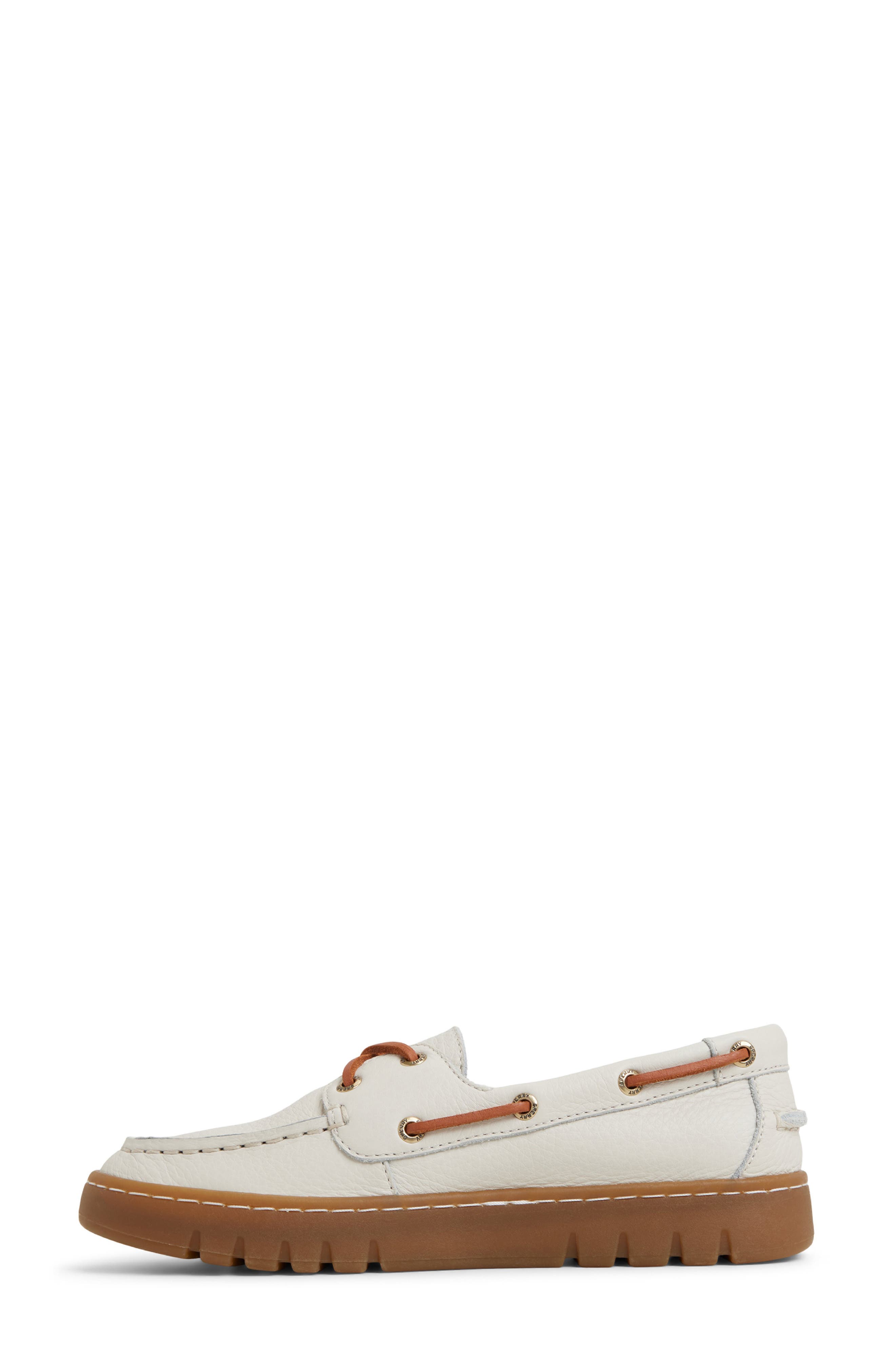 Sperry Keely Boat Shoe, Alternate, color, Cream Multi