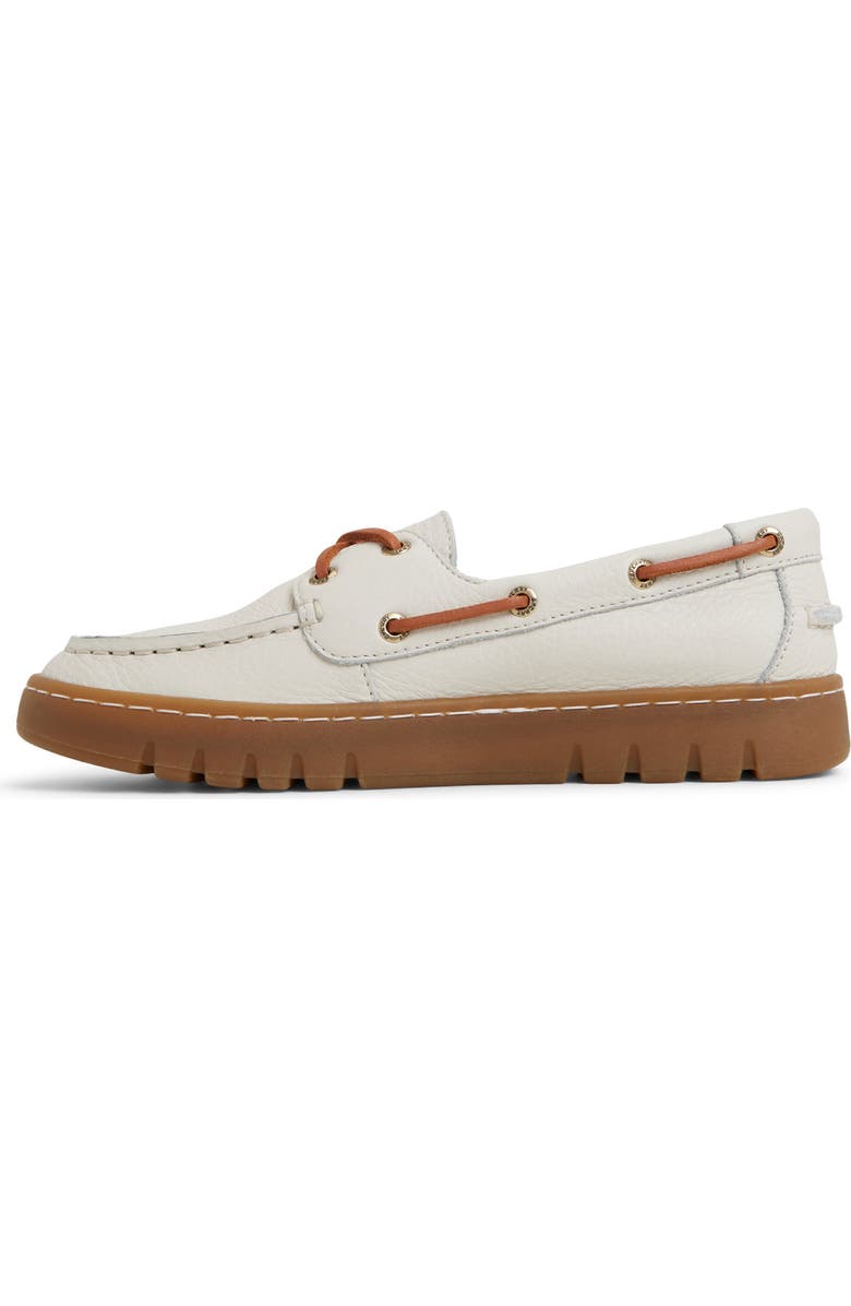 Sperry Keely Boat Shoe, Alternate, color, Cream Multi
