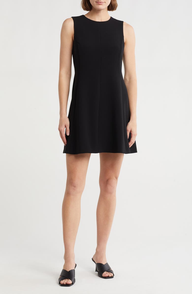 Theory Sleeveless Fit & Flare Minidress, Main, color,