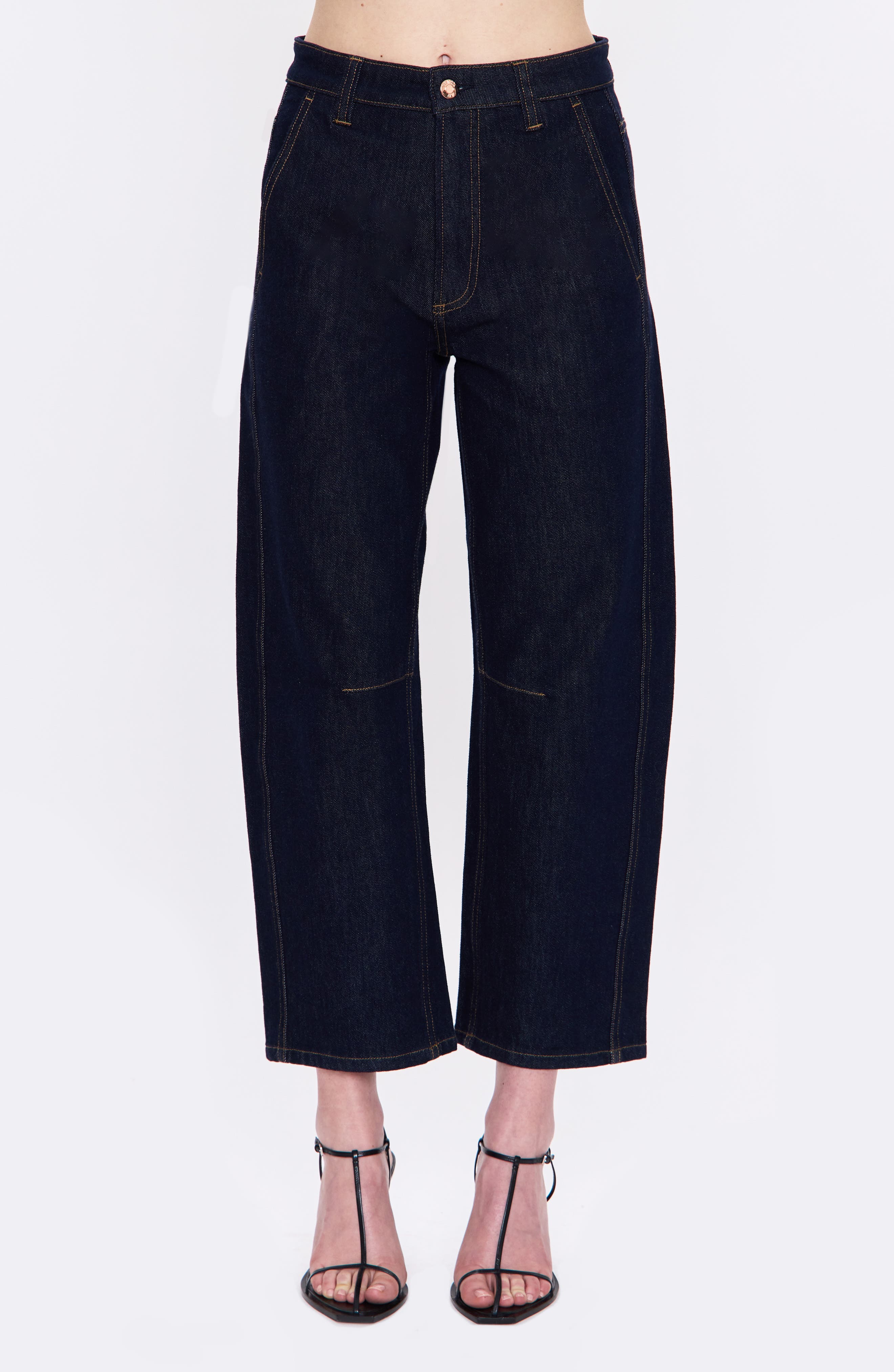 Pistola Beau High Waist Ankle Barrel Jeans