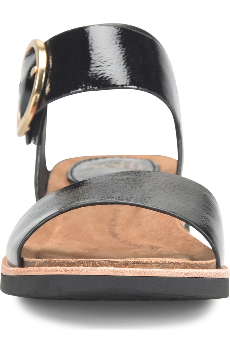 Söfft Bali Sandal, Alternate, color, Black Patent