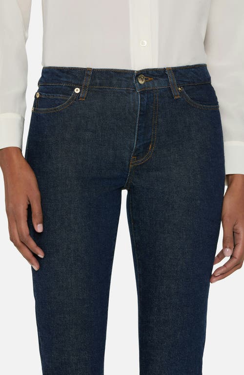 Frame The Borrowed Mid Rise Boyfriend Jeans In Blue
