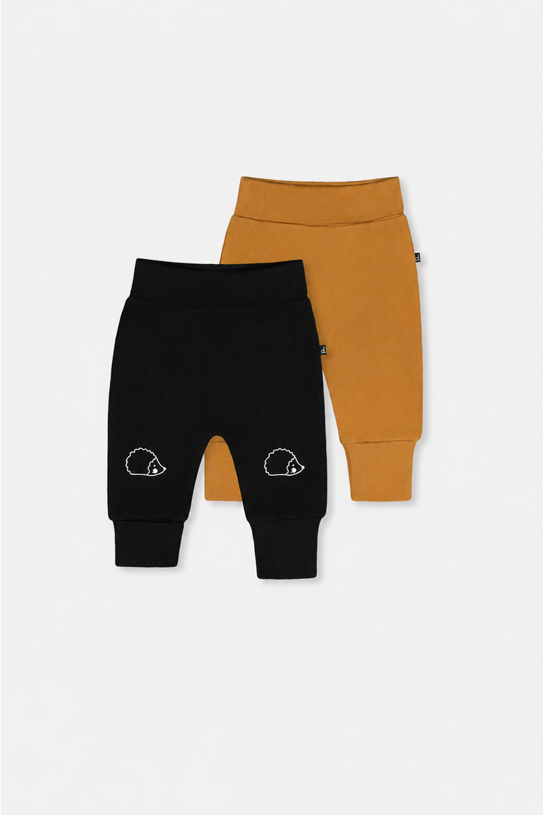 Two Pack Organic Cotton Evolutive Soft Comfortable Pants, Main, color, Brown Cinnamon