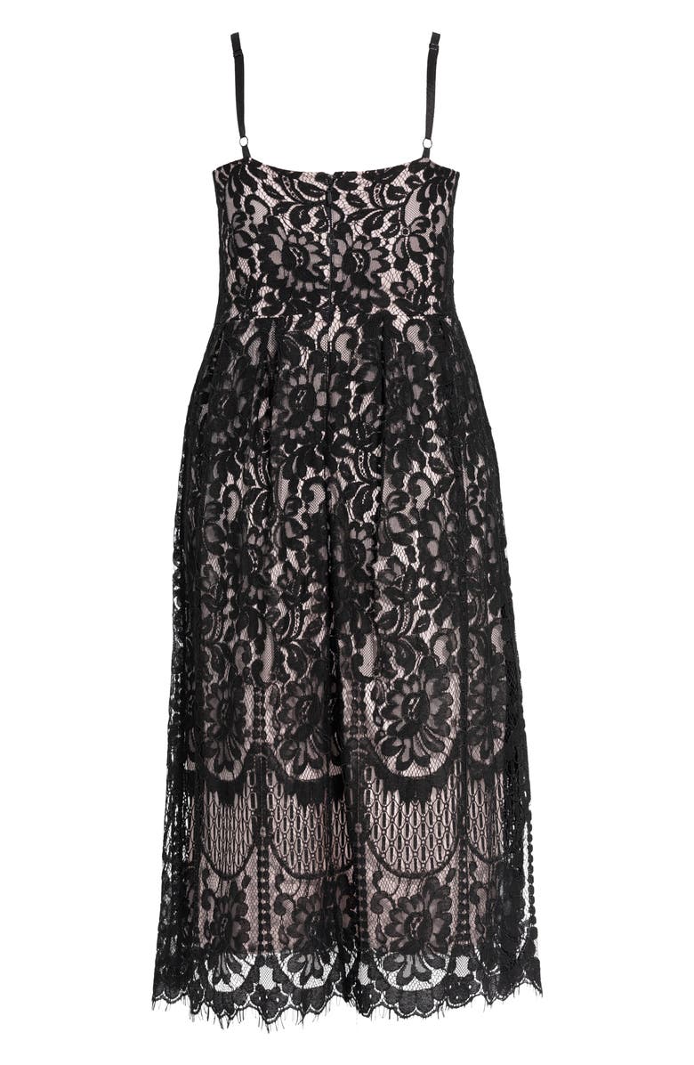 City Chic Sweet Darling Lace Cocktail Dress, Alternate, color, 