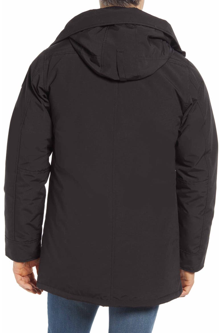 Chateau 625-Fill-Power Down Parka with Genuine Coyote Fur Trim, Alternate, color, BLACK - NOIR