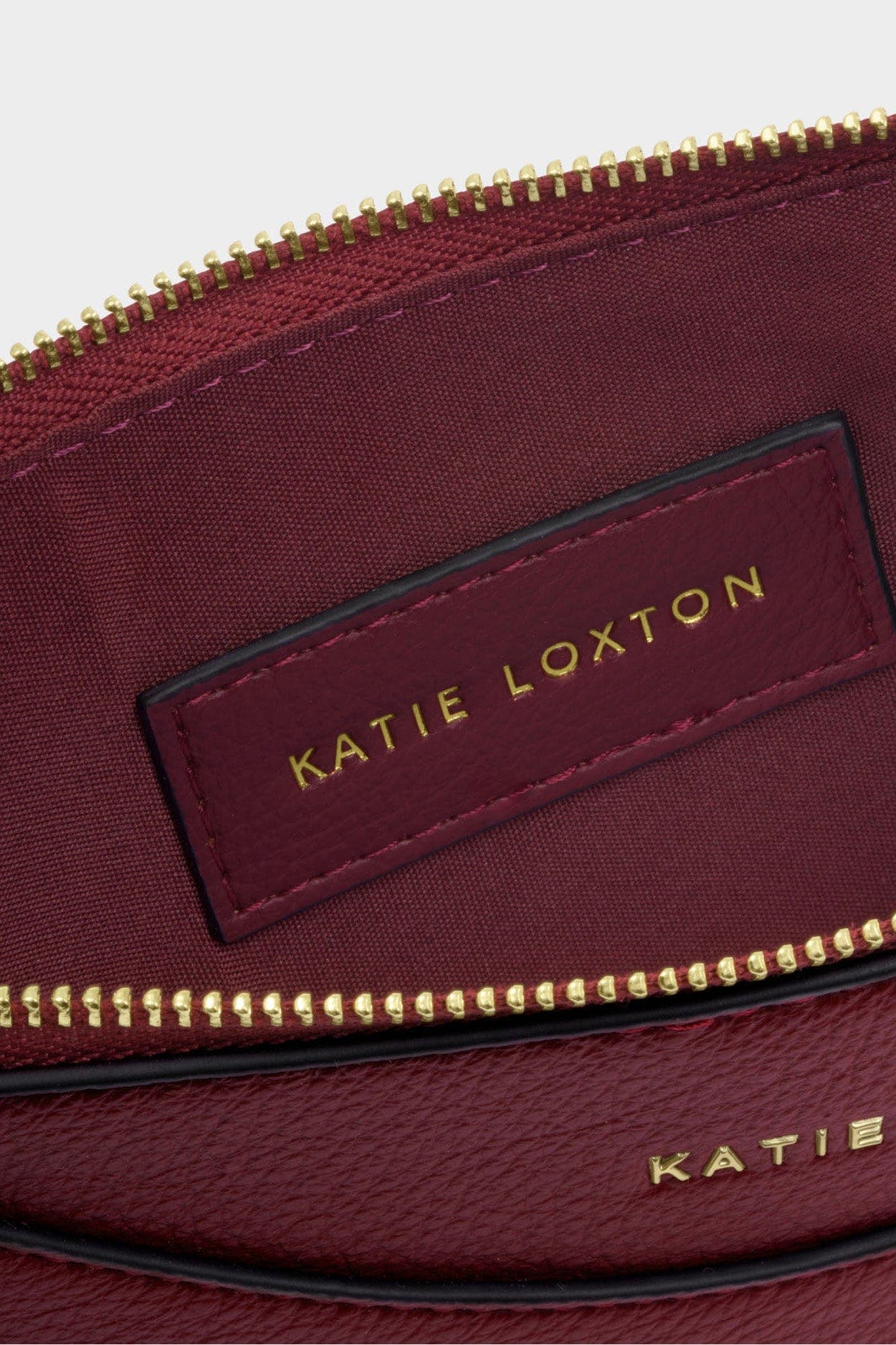 Katie Loxton Alba Wristlet Pouch in Cherry, Alternate, color, Cherry