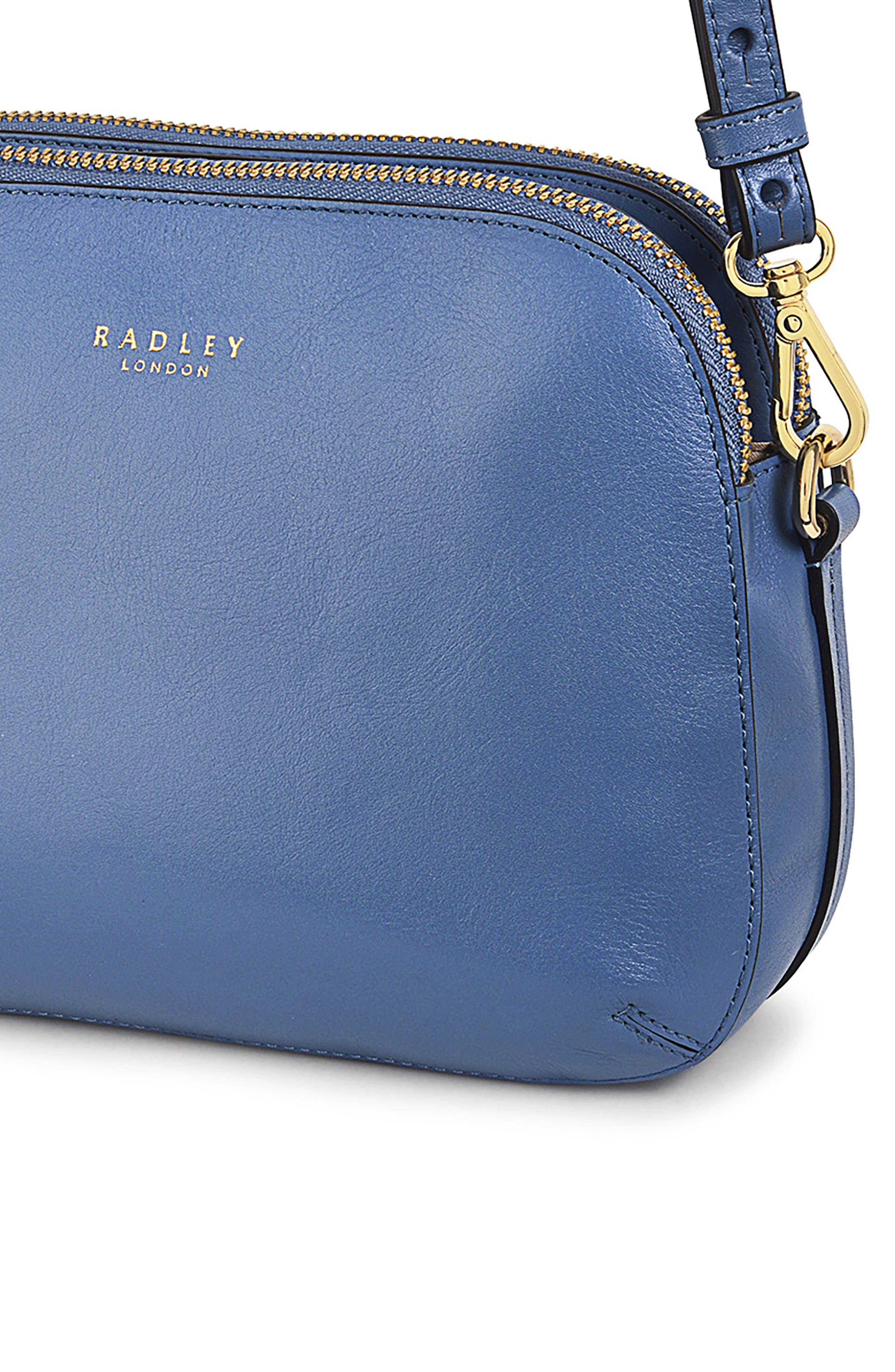Radley Dukes Place Leather Crossbody Bag, Alternate, color, Boathouse