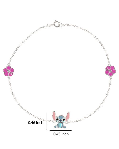 Disney Sterling Silver Anklet In Metallic