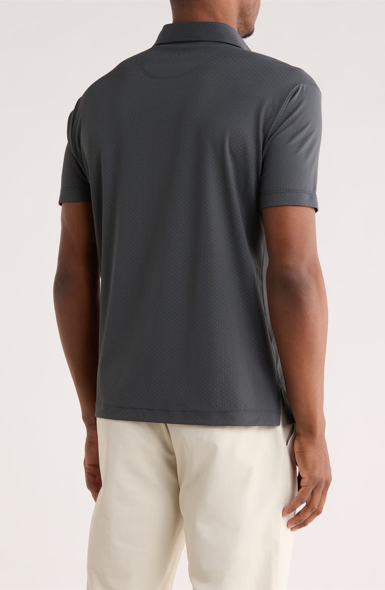 Vintage 1946 Geo Jacquard Polo, Alternate, color, Charcoal