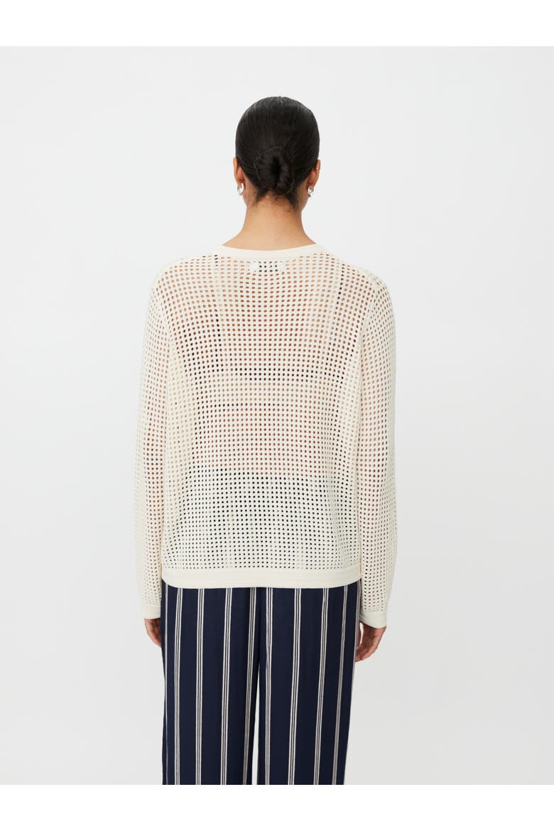 MaForavine Open Knit Sweater, Alternate, color, Whitecap