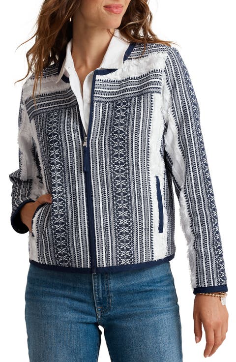 Jacquard Cotton Jacket