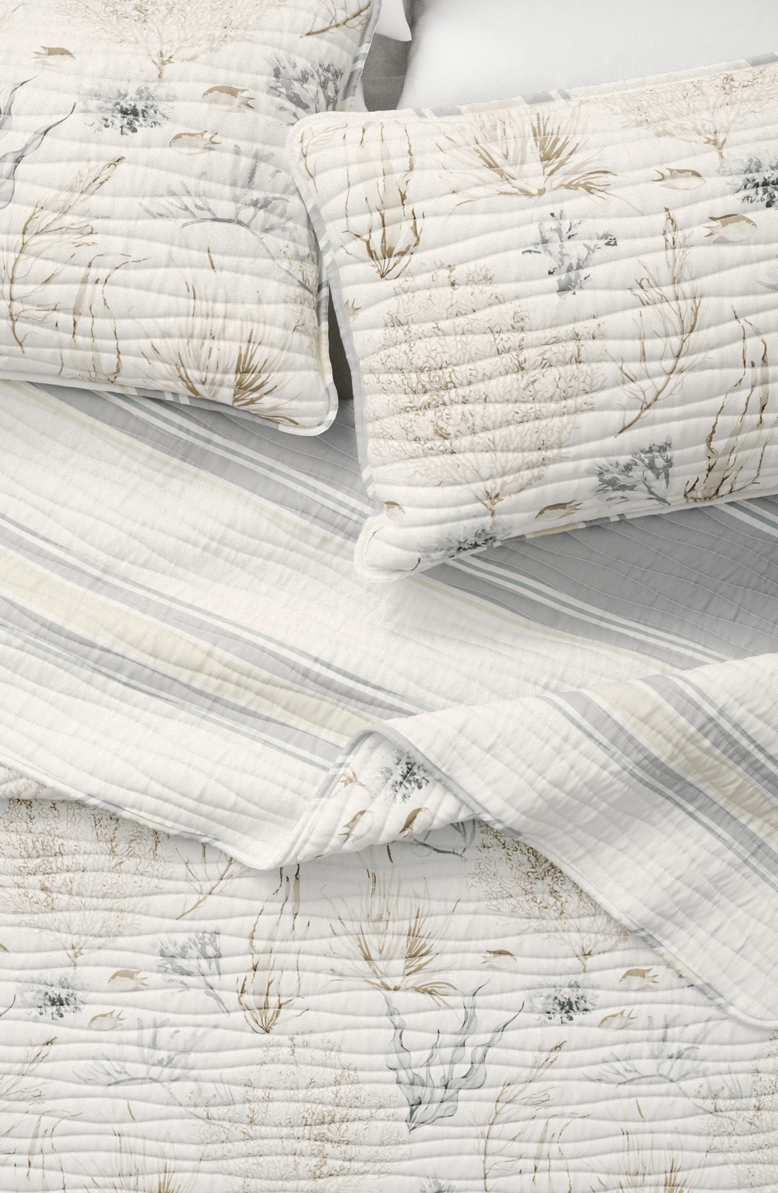 Woven & Weft Coastal Print Quilt & Shams Set