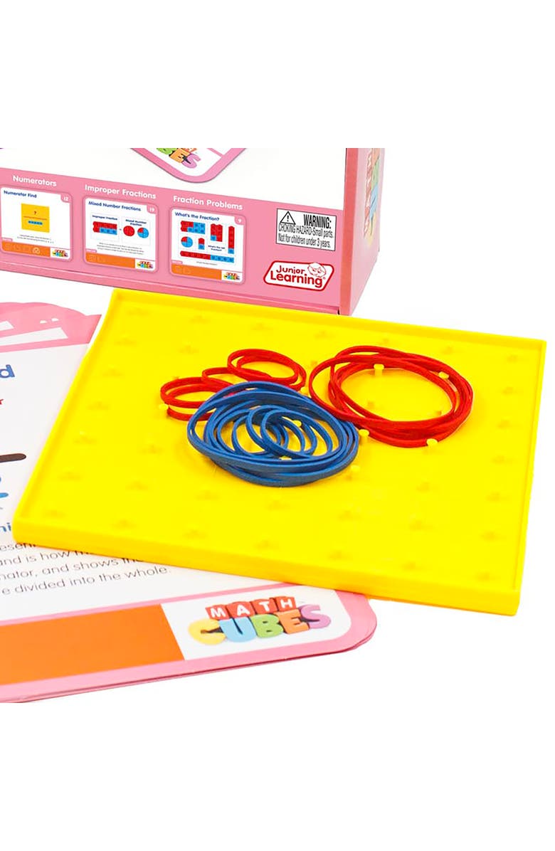 Junior Learning Mathcubes Fractions, 30Pc Activity Set, Alternate, color, Multicolored
