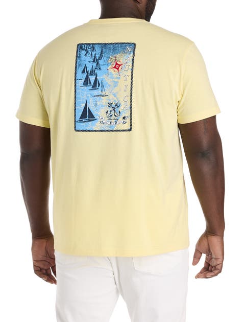 Big & Tall Sea and Sun Graphic Tee