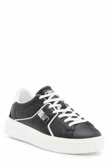 Roberto Cavalli Metal Logo Low Top Sneaker