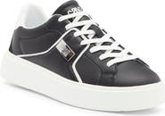 Roberto Cavalli Metal Logo Low Top Sneaker