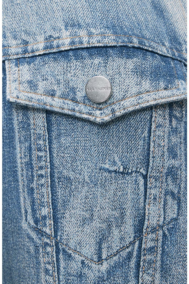 Anders Crop French Terry Illusion Shacket, Alternate, color, ILLUSION INDIGO