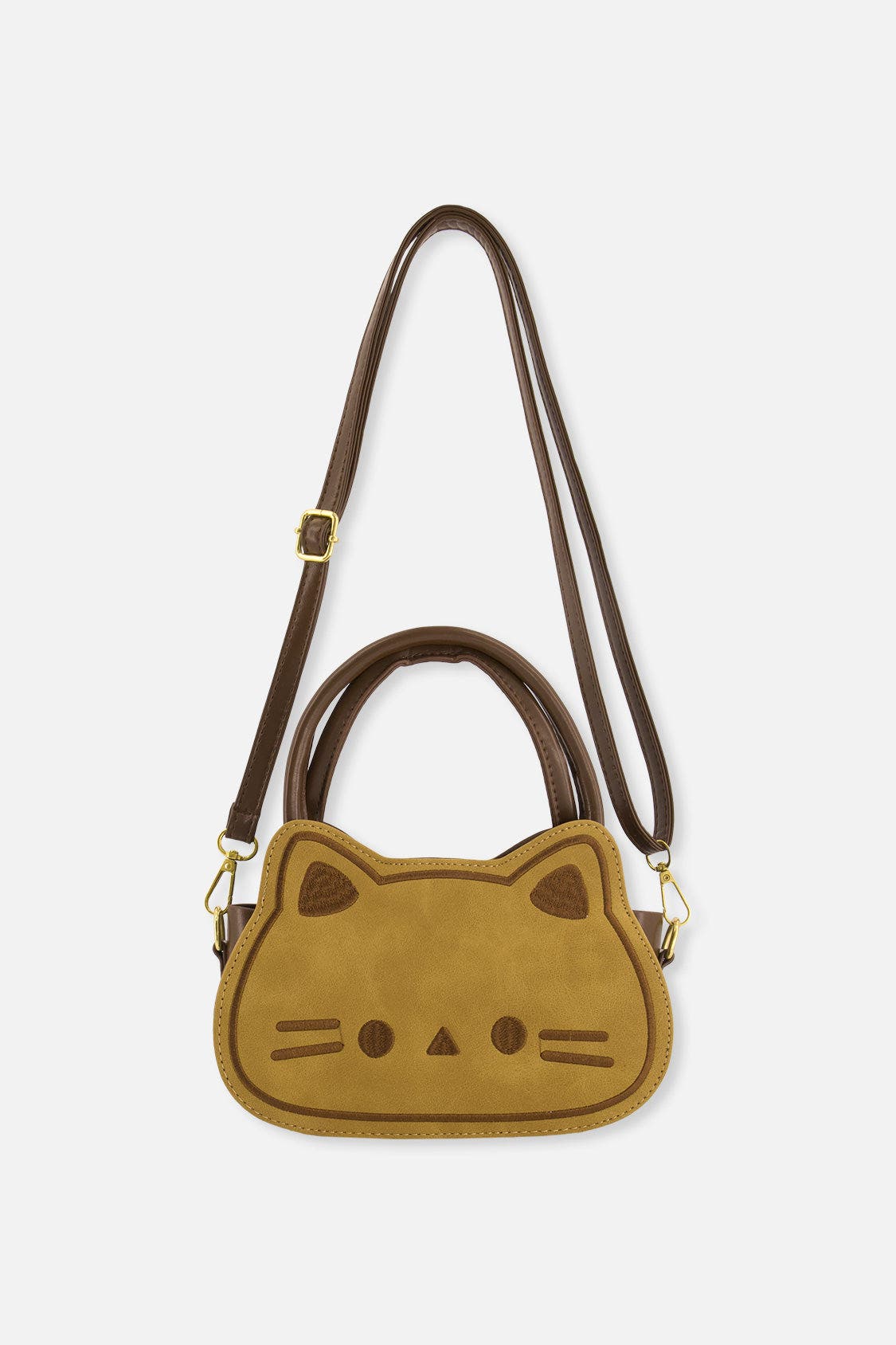 Cat Ear Top Handle Adjustable Strap Bag, Main, color, Beige