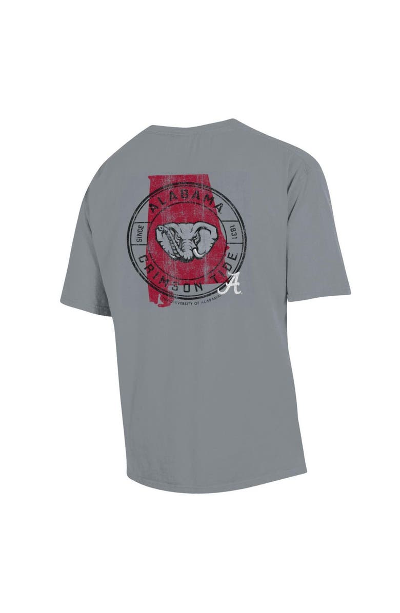 Comfort Wash Men's Comfort Wash  Graphite Alabama Crimson Tide STATEment T-Shirt, Alternate, color, 
