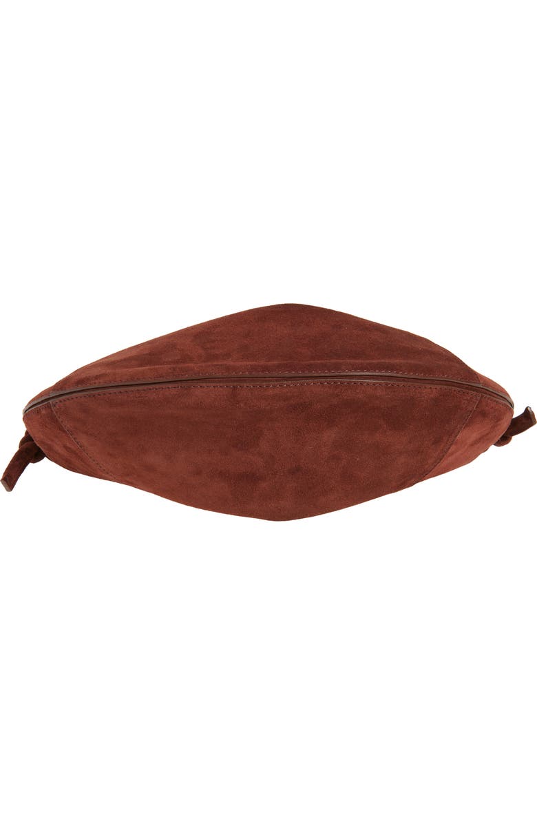 Mansur Gavriel Mini Fortuna Leather Crossbody Bag, Alternate, color, Chocolate