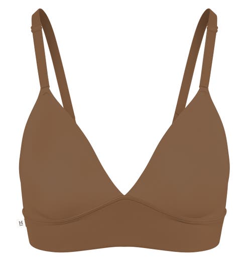 Harper Wilde Bliss Triangle Bralette In Brown