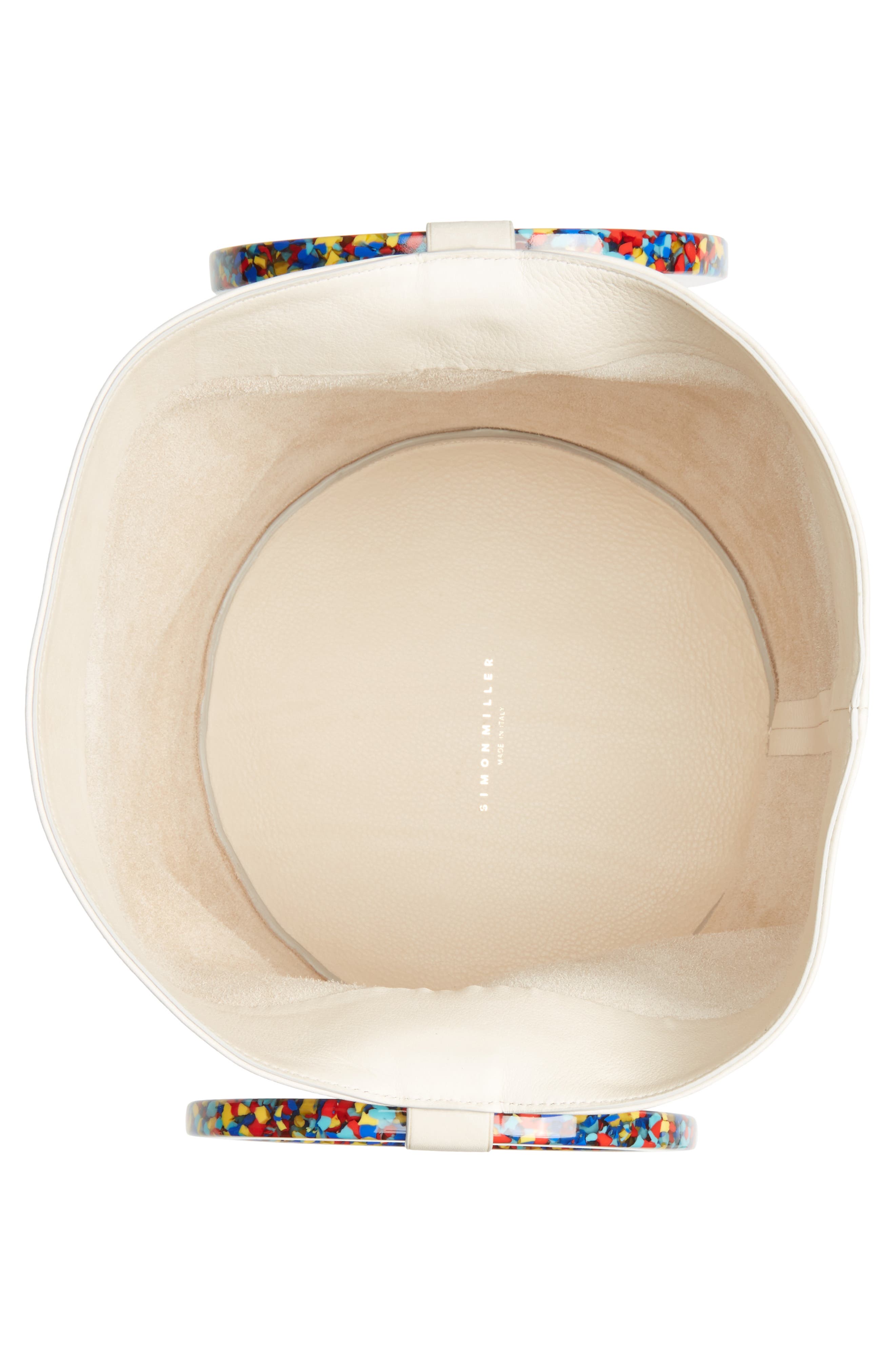 Simon Miller Confetti Handle Bonsai Leather Bucket Bag, Alternate, color, 