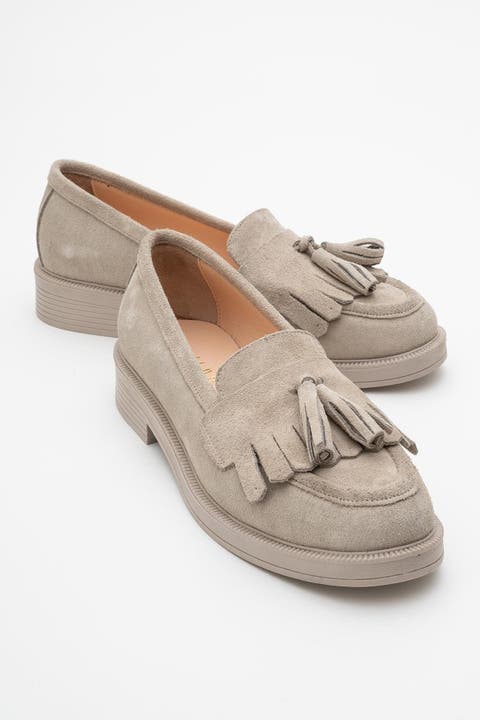 Milly Leather Tassel Loafer