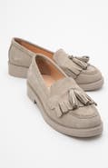 Forever & Always Shoes Milly Leather Tassel Loafer
